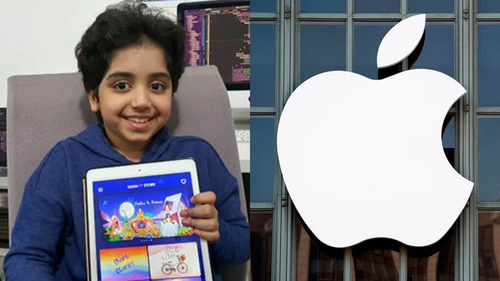 8 Year old girl shock apple 1