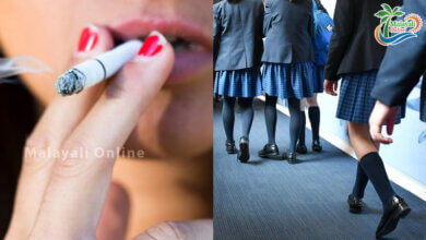 school girls smoking