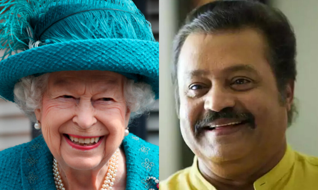 suresh gopi with queen elisabeth