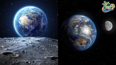 moon and earth 1