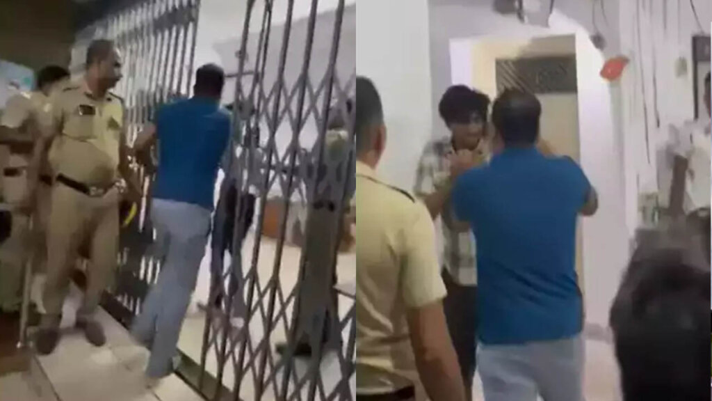 police attack student 1