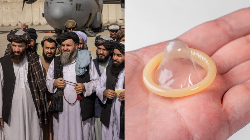 TALIBAN CONDOM BANN